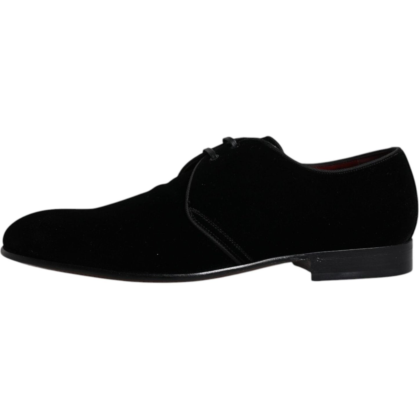 Dolce & Gabbana Dolce & Gabbana Black Velvet Leather Lace Up Derby Shoes MV6360-41.5 1728,67345645728,Black,Dolce & Gabbana,EU41.5/US8.5,Formal - Men - Shoes,Material: 100% Calf Leather (velvet),Men,New with tags