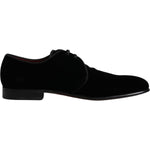 Dolce & Gabbana Dolce & Gabbana Black Velvet Leather Lace Up Derby Shoes MV6360-41.5 1728,67345645728,Black,Dolce & Gabbana,EU41.5/US8.5,Formal - Men - Shoes,Material: 100% Calf Leather (velvet),Men,New with tags