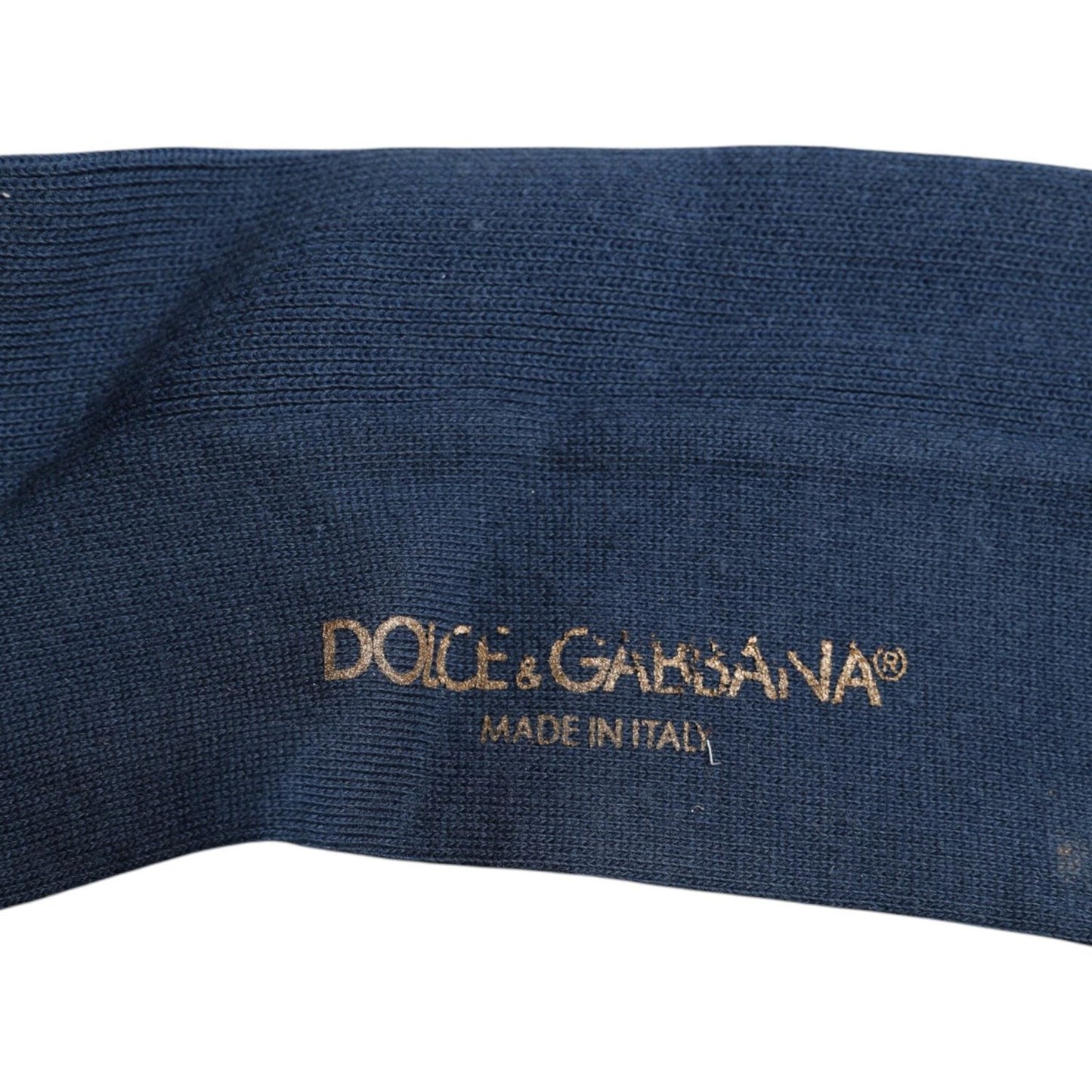 Dolce & Gabbana Dolce & Gabbana Blue Cotton DG Logo Over The Calf Socks SCS2227-L 1728,67345645728,Accessories,Blue,Dolce & Gabbana,L,Material: 100% Cotton,Men,Men - Accessories,New with tags,Socks - Men - Accessories