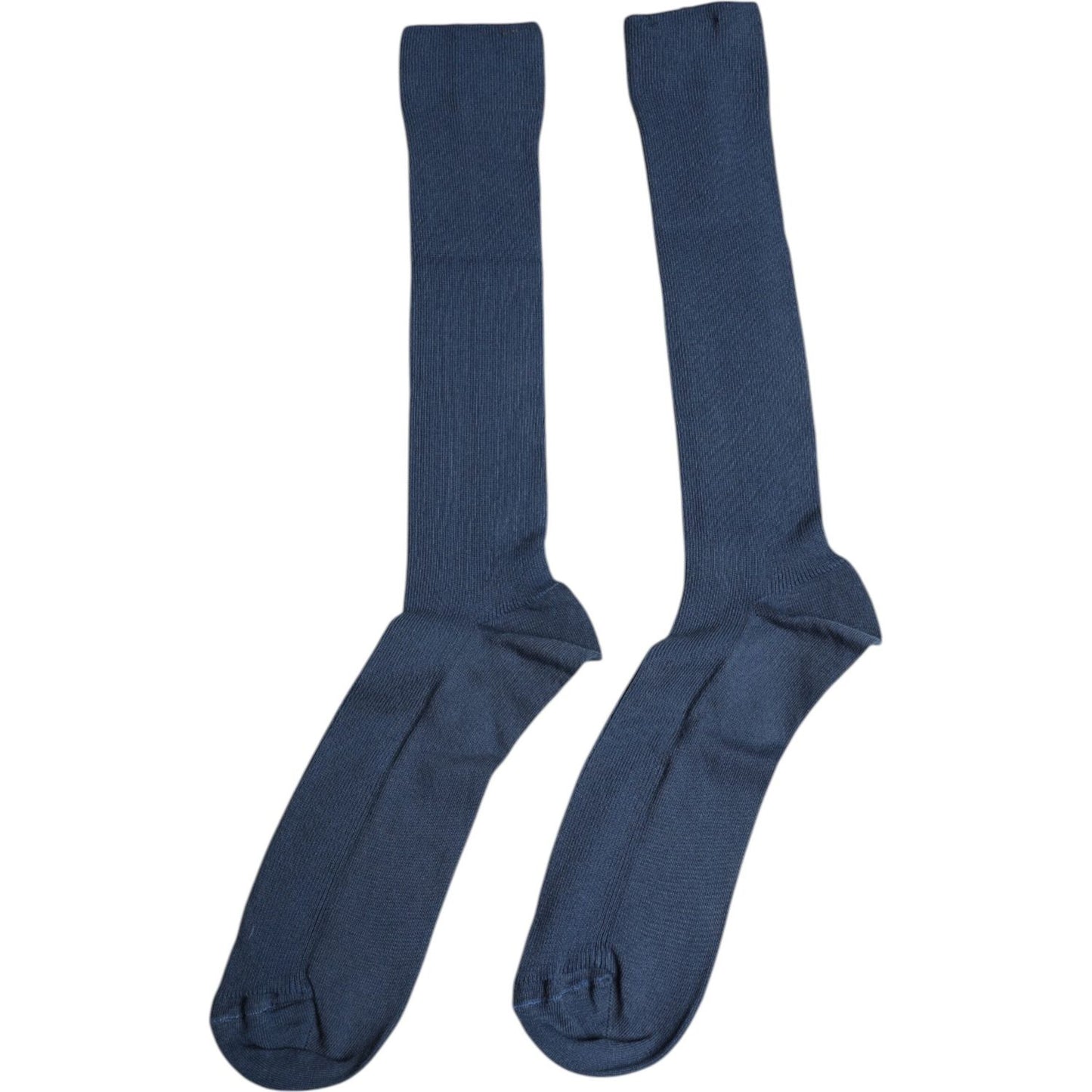 Dolce & Gabbana Dolce & Gabbana Blue Cotton DG Logo Over The Calf Socks SCS2227-L 1728,67345645728,Accessories,Blue,Dolce & Gabbana,L,Material: 100% Cotton,Men,Men - Accessories,New with tags,Socks - Men - Accessories