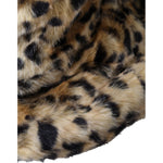 Dolce & Gabbana Brown Leopard Fur Women Bucket Hat HAT9579-57