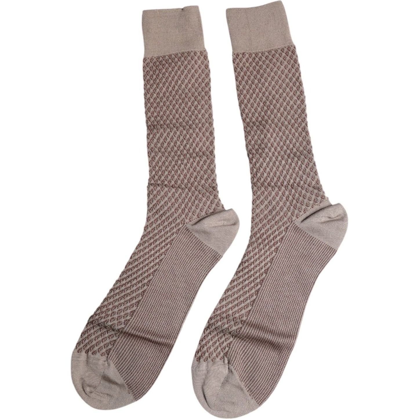 Dolce & Gabbana Dolce & Gabbana Brown Solid DG Logo Mid Calf Men Socks SCS2226-L 1728,67345645728,Accessories,Brown,Dolce & Gabbana,L,Men,Men - Accessories,New with tags,Socks - Men - Accessories