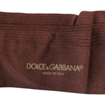 Dolce & Gabbana Dolce & Gabbana Brown Stretch Logo Print Mid Calf Socks SCS2218-L 1728,67345645728,Brown,Dolce & Gabbana,L,Material: Cotton Blend,New with tags,Socks - Men - Accessories,Unisex
