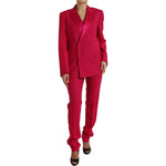 Dolce & Gabbana Elegant Red Slim Fit 3 Piece Martini Suit Dolce & Gabbana Brown