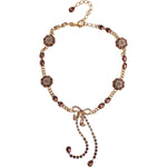 Dolce & Gabbana Gold Tone Brass Crystal Embellished Waist Chain Belt Dolce & Gabbana Gray