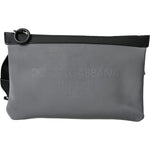 Dolce & Gabbana Gray Neoprene Logo Zip Waist Fanny Pack Belt Pouch Bag Dolce & Gabbana Dim Gray