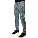 Dolce & Gabbana Dolce & Gabbana Light Blue Leaf Cotton Classic Men Denim Jeans 1728,67345645728,Blue,Clothing,Dolce & Gabbana,IT48 | M,Jeans & Pants - Men - Clothing,Material: 98% Cotton 2% Elastane,Men,Men - Clothing,New with tags PAN75204-48