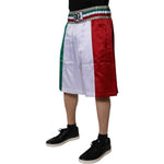Dolce & Gabbana Multicolor Italia Polyester Bermuda Shorts PAN75250-50