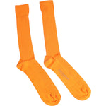 Dolce & Gabbana Dolce & Gabbana Orange Cotton Logo Over The Calf Socks SCS2232-L 1728,67345645728,Accessories,Dolce & Gabbana,L,Material: 100% Cotton,Men,Men - Accessories,New with tags,Orange,Socks - Men - Accessories