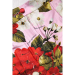 Dolce & Gabbana Dolce & Gabbana Pink Floral Print High Waist Hotpants Short SKI2082-36 1728,67345645728,Dolce & Gabbana,IT36 | XS,IT38 | XS,IT40|S,Material: 91% Cotton 9% Silk,New with tags,Pink,Shorts - Women - Clothing,Women