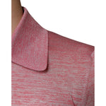 Dolce & Gabbana Pink Polyester Long Sleeve Men Polo T-shirt Dolce & Gabbana Rosy Brown