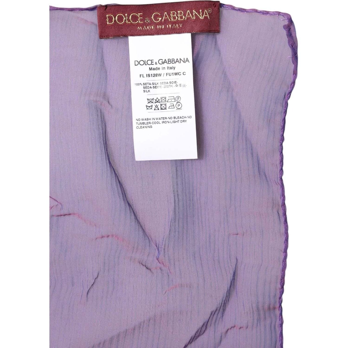 Dolce & Gabbana-Dolce & Gabbana Purple Silk Rectangle Wrap Shawl Scarf-1728,67345645728,Accessories,Dolce & Gabbana,Material: 100% Silk,New with tags,Purple,Scarves - Women - Accessories,Women,Women - Accessories-MS7497
