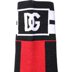 Dolce & Gabbana Dolce & Gabbana Red Cotton Stretch Printed Socks SCS2255-L 1728,67345645728,Dolce & Gabbana,L,Material: 73% Cotton 25% Nylon 2% Elastane,New with tags,Other - Women - Accessories,Red,Women