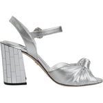 Dolce & Gabbana Silver Mirror Heels KEIRA Sandals Shoes Dolce & Gabbana Gray