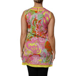 Dolce & Gabbana Multicolor Floral Roundneck Sleeveless Top TSH87593#2-48