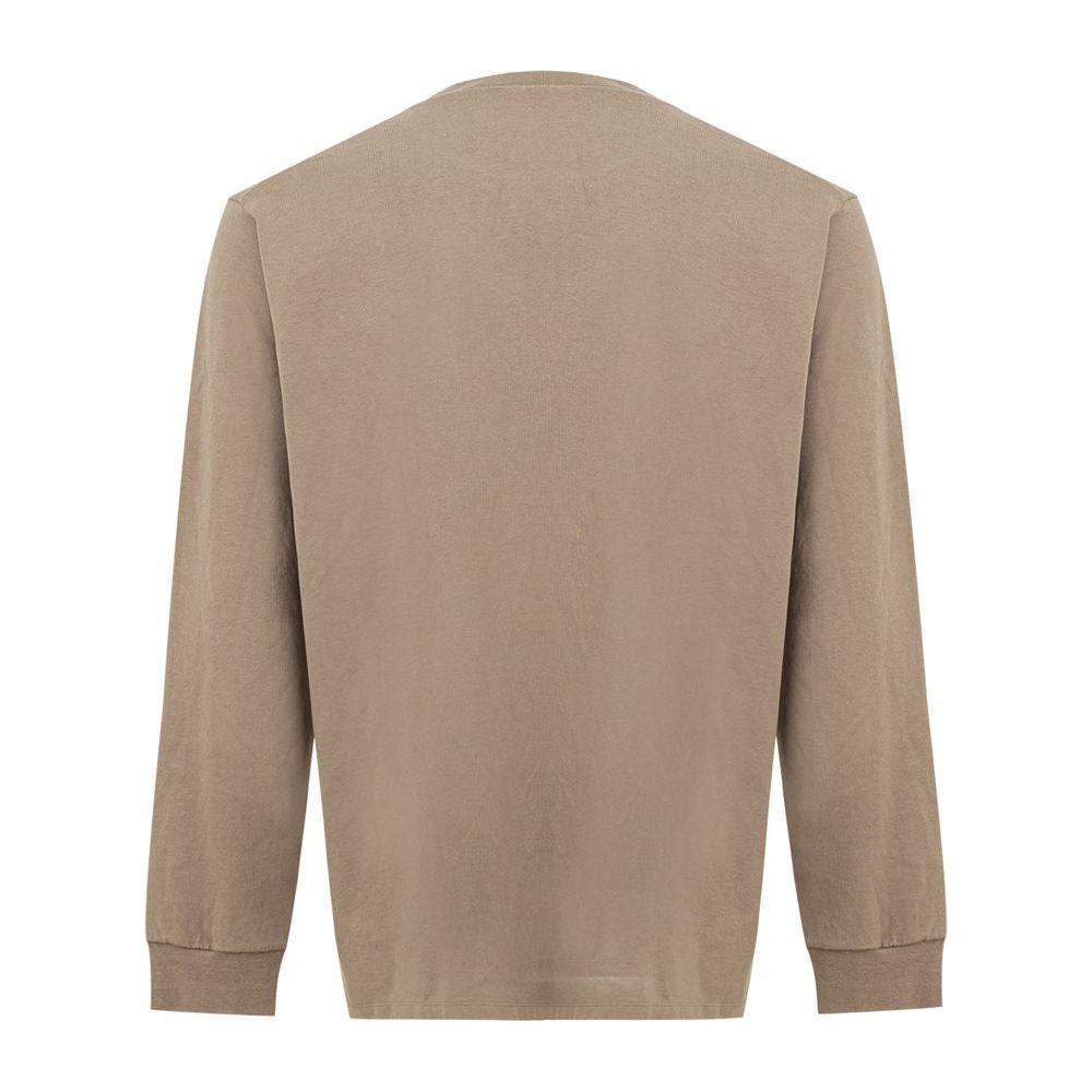 Dsquared² Beige Cotton T-Shirt Dsquared² Rosy Brown