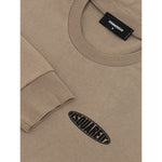 Dsquared² Beige Cotton T-Shirt Dsquared² Rosy Brown