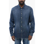 Dsquared² Dsquared² Chambray Relaxed Fit Shirt DS-P628940-IT48 | M 1728,74866327712,Blue,Clothing,Dsquared²,IT48 | M,Men,Men - Clothing,New with tags,Shirts - Men - Clothing
