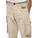 Dsquared² Dsquared² Cotton Cargo Pants with Denim Monogram DS-P684824-IT48 | M 1728,74866327712,Beige,Clothing,Dsquared²,IT48 | M,Jeans & Pants - Men - Clothing,Men,Men - Clothing,New with tags