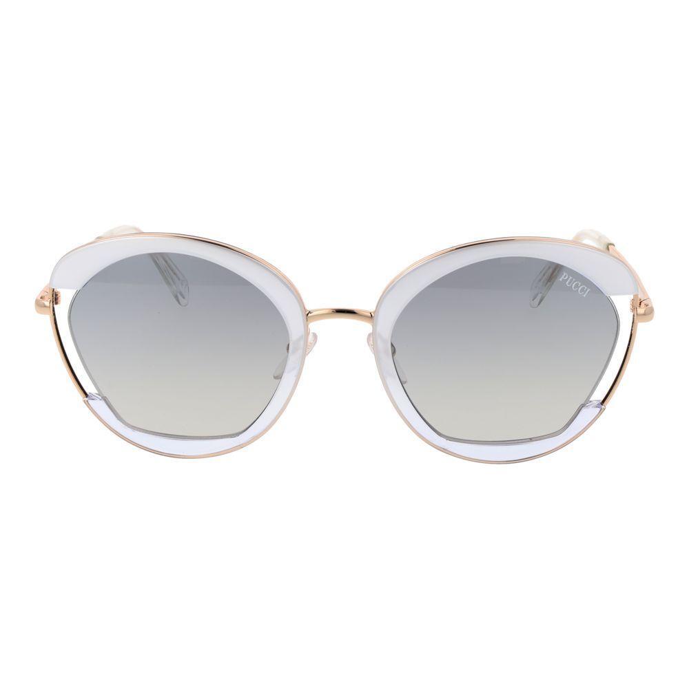 Emilio Pucci Emilio Pucci Gold Women Sunglasses PU-1026499 1728,67345776800,Emilio Pucci,Gold,New with tags,Sunglasses,Sunglasses for Women - Sunglasses,Women