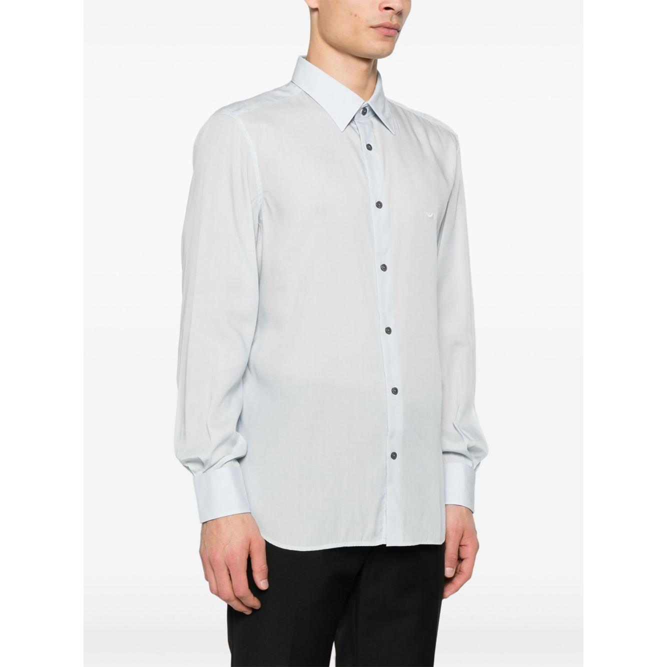Emporio Armani Emporio Armani Shirts Clear Blue Shirts EM001537AF14214F9059-P25