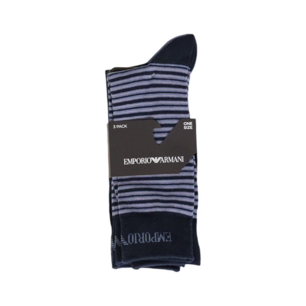 Emporio Armani Underwear Emporio Armani Underwear Blue Cotton Sock EM-15193400010-ONE SIZE 1728,71956299936,Accessories,Blue,Emporio Armani Underwear,Men,Men - Accessories,New with tags,One Size,Socks - Men - Accessories