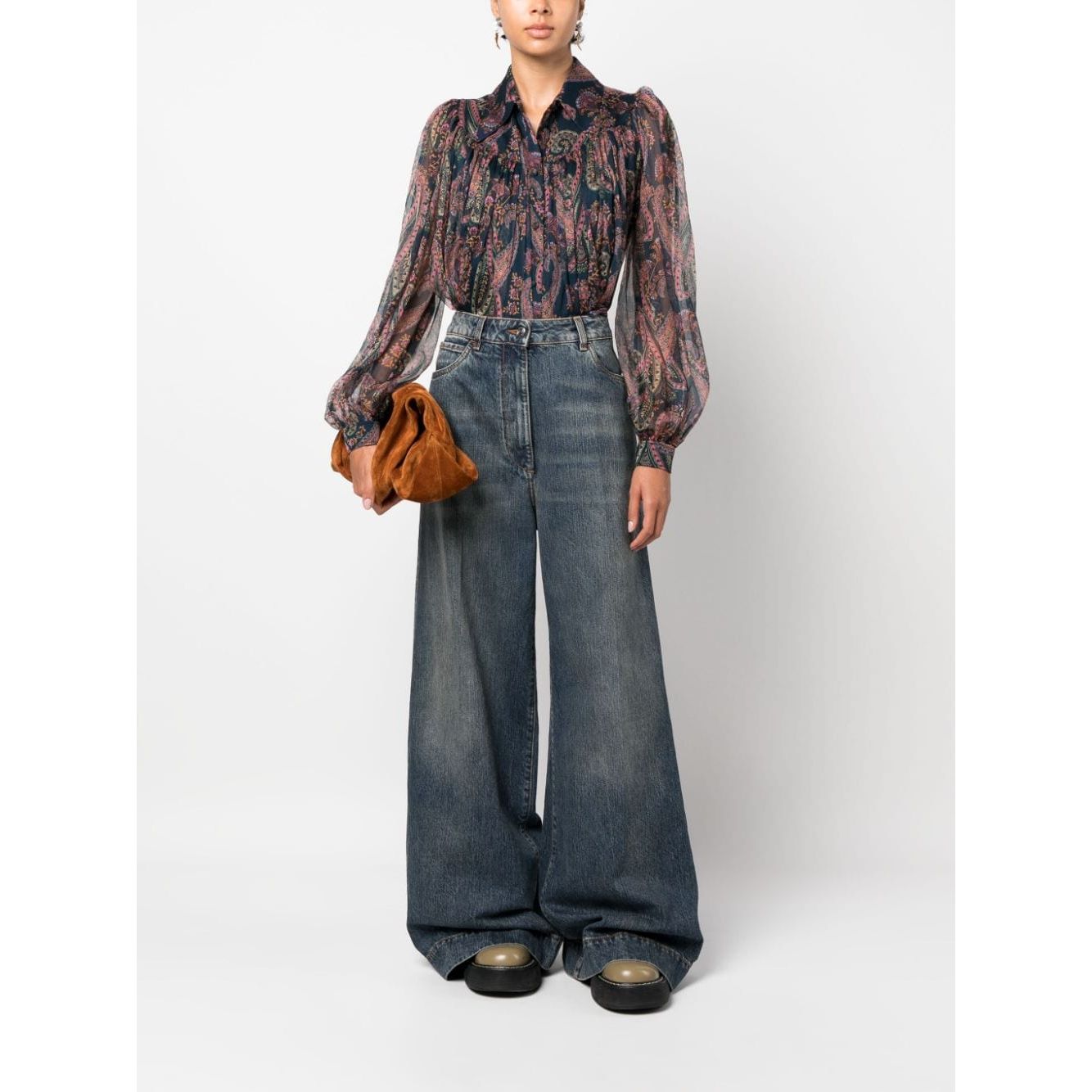 Etro Jeans Blue Fall - Winter 2023,LDin,Women,Women > Clothing,Women > Clothing > Jeans,Yes Eu Etro 1183990440200
