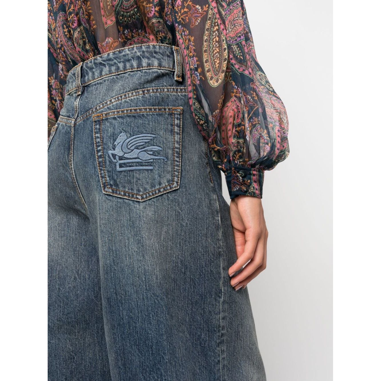Etro Jeans Blue Fall - Winter 2023,LDin,Women,Women > Clothing,Women > Clothing > Jeans,Yes Eu Etro 1183990440200