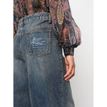 Etro Jeans Blue Fall - Winter 2023,LDin,Women,Women > Clothing,Women > Clothing > Jeans,Yes Eu Etro 1183990440200