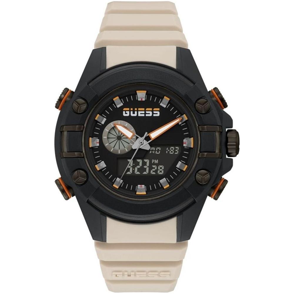Guess Guess Beige Resin Watch GUGW0269G1AC 1728,Beige,Guess,Men,New with tags,Watches for Men - Watches