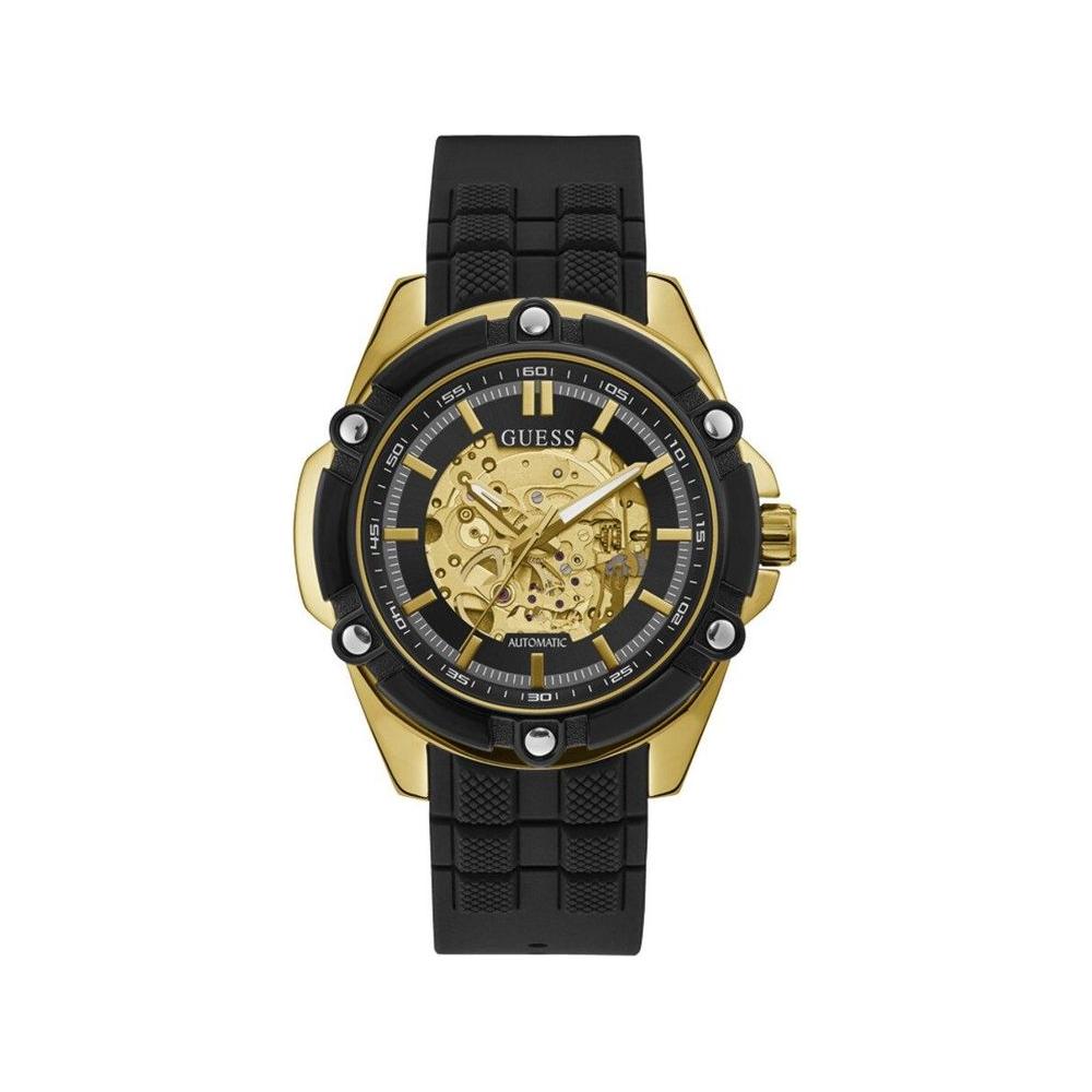 Guess Guess Black Resin Watch GUGW0061G2AC 1728,Black,Guess,Men,New with tags,Watches for Men - Watches