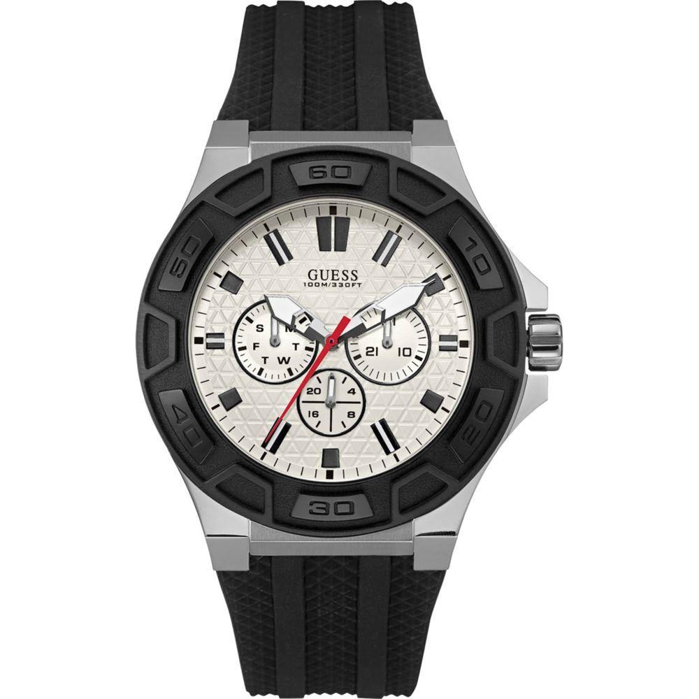 Guess Guess Black Rubber Watch GUW0674G3AC 1728,Black,Guess,Men,New with tags,Watches for Men - Watches
