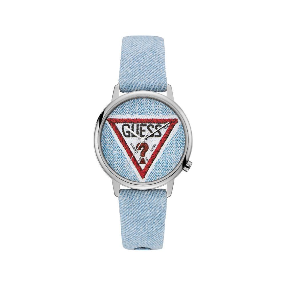 Guess Guess Blue Leather / Leather Watch GUV1014M1AC 1728,Blue,Guess,New with tags,Watches for Women - Watches,Women