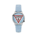 Guess Guess Blue Leather / Leather Watch GUV1014M1AC 1728,Blue,Guess,New with tags,Watches for Women - Watches,Women