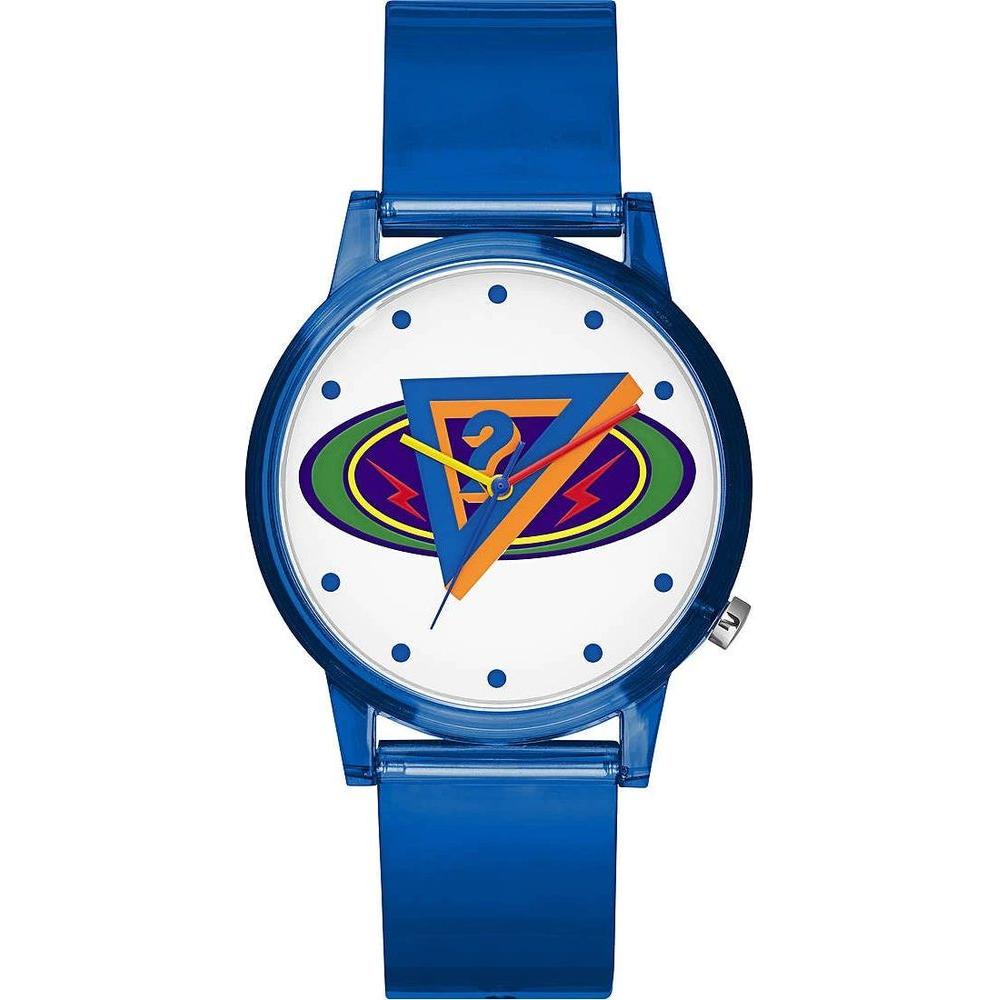 Guess Guess Blue Resin Watch GUV1049M1AC 1728,Blue,Guess,New with tags,Unisex,Unisex Watches - Watches