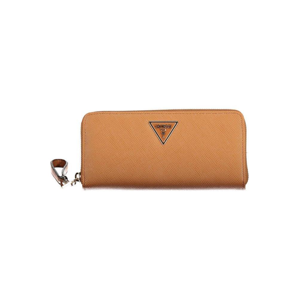 Guess Jeans Brown Polyethylene Wallet 1728,67403481248,Bags,Brown,Guess Jeans,New with tags,Wallets - Women - Bags,Women,Women - Bags Guess Jeans GU-12264