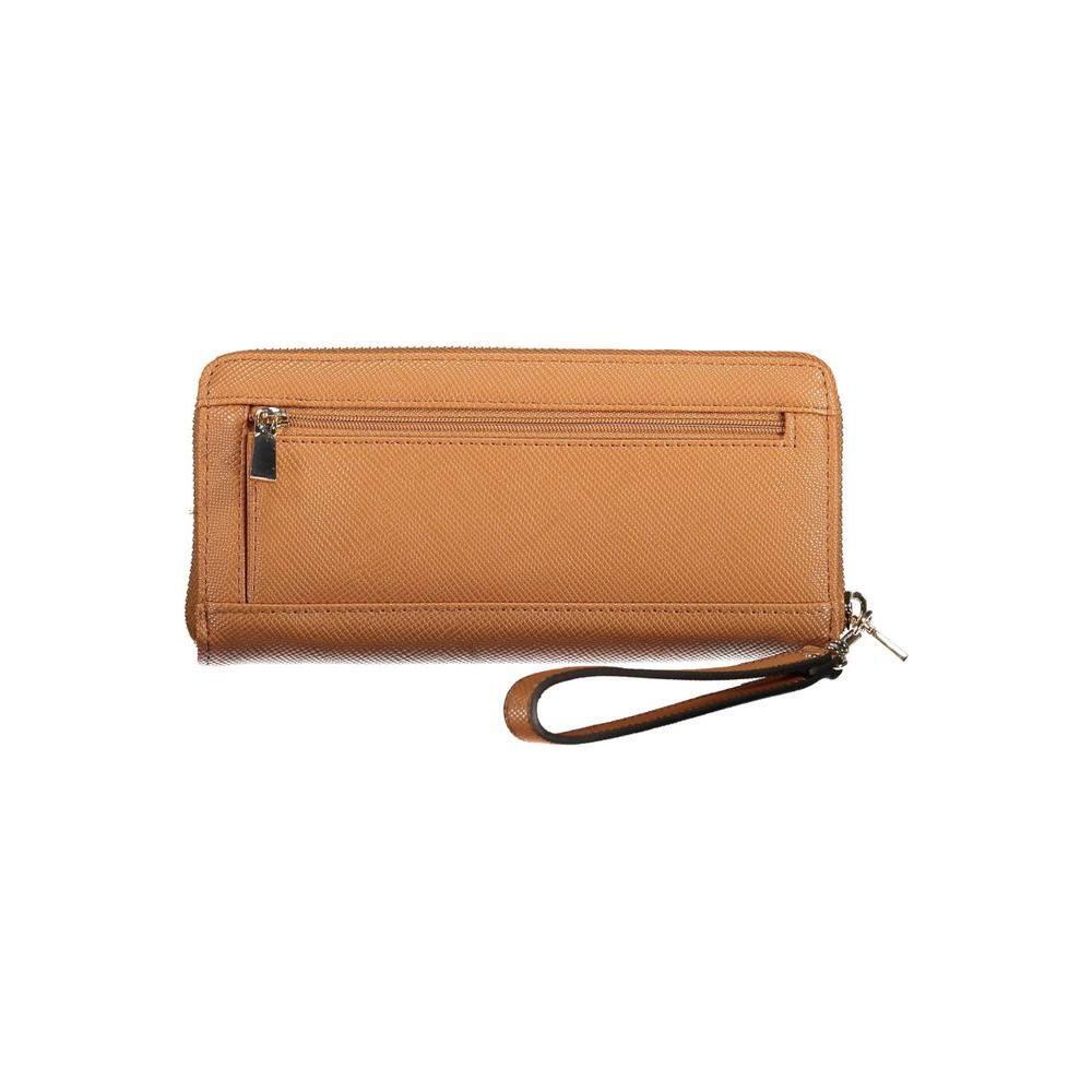 Guess Jeans Brown Polyethylene Wallet 1728,67403481248,Bags,Brown,Guess Jeans,New with tags,Wallets - Women - Bags,Women,Women - Bags Guess Jeans GU-12264
