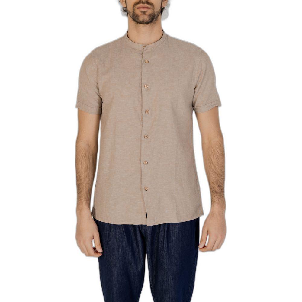Hamaki-Ho Hamaki-Ho Beige Linen Shirt HA-13517000309-IT46 | M 1728,71956299936,Beige,Clothing,Hamaki-Ho,IT46 | M,IT52 | XL,IT54 | XXL,Men,Men - Clothing,New with tags,Shirts - Men - Clothing