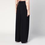 Jil Sander Wide black pants in silk blend J03KA0292J65005/Q_JILSA-001_108