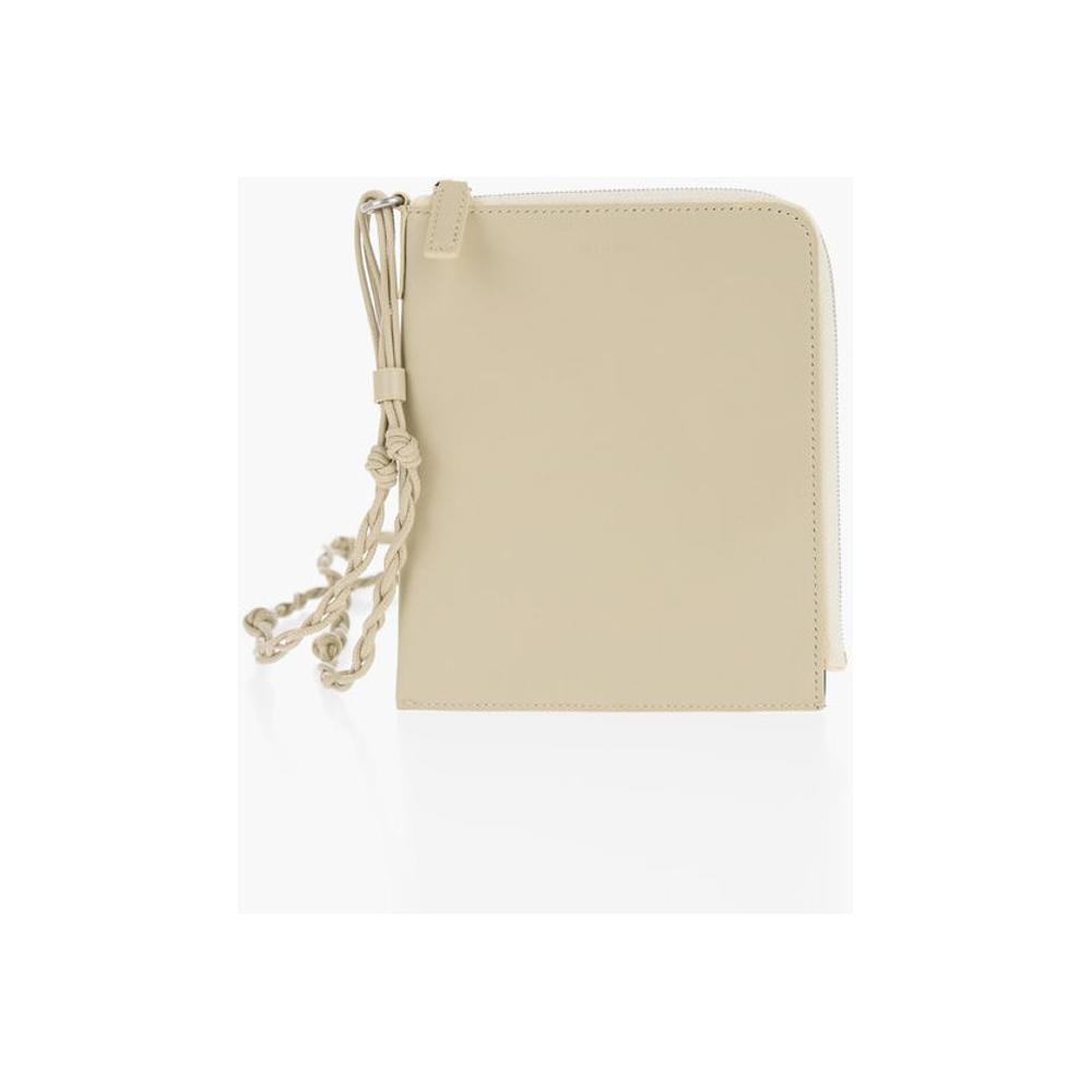 Jil Sander Jil Sander Leather Crossbody Wallet JIP617293GD 1728,74866327712,Bags,Green,Jil Sander,Men,Men - Bags,New with tags,Wallets - Men - Bags