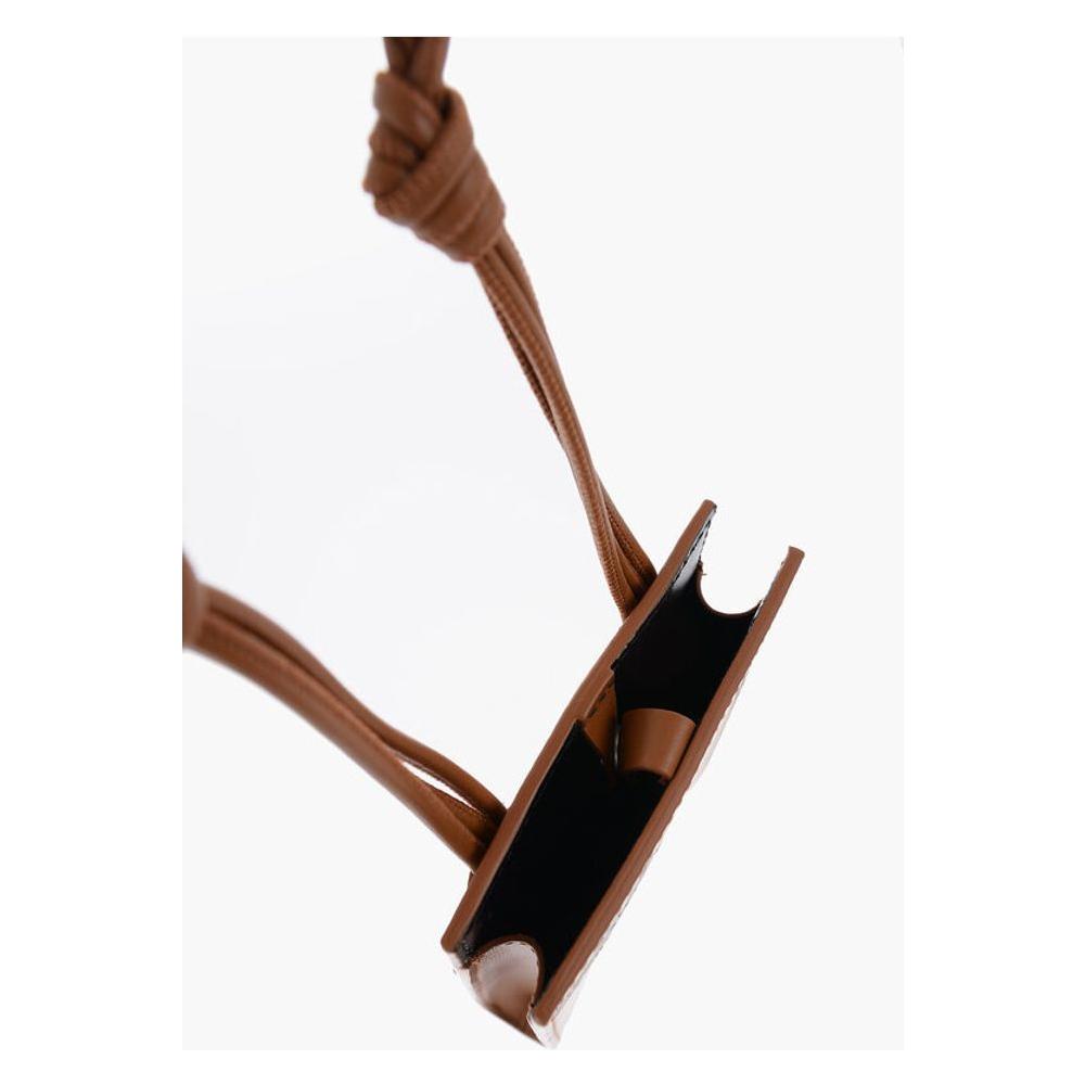 Jil Sander Jil Sander Printed Leather Crossbody Smatphone Cover JIP568147GD 1728,74866327712,Brown,Jewelry,Jil Sander,Men,Men - Jewelry,New with tags,Other - Men - Jewelry