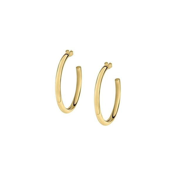 Gold hoop earrings from LA PETITE STORY JEWELRY Mod. LPS01AQB13 collection, elegant and stylish accessory.