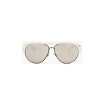 Linda Farrow Linda Farrow PHILLIP LIM Aviator Sunglasses wiith Plastic Bridge LIP686984GD 1728,74866327712,Linda Farrow,Men,New with tags,Sunglasses for Men - Sunglasses,White
