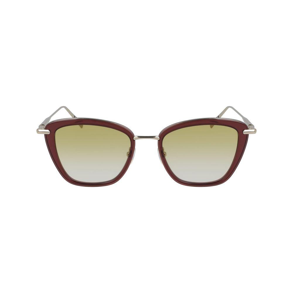 Longchamp Longchamp Red Metal Sunglasses LOLO638S611AC 1728,Longchamp,New with tags,Red,Sunglasses for Women - Sunglasses,Women