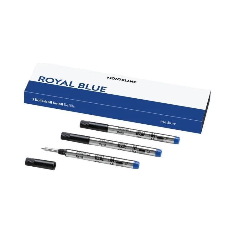 MONTBLANC Mod. ROYAL BLUE - REFILLS ROLLER BALL PEN - SMALL - 3 PCS FASHION ACCESSORIES MONTBLANC White Smoke