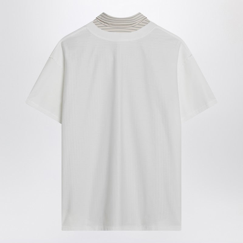 Maison Margiela White reversed shirt T-shirt