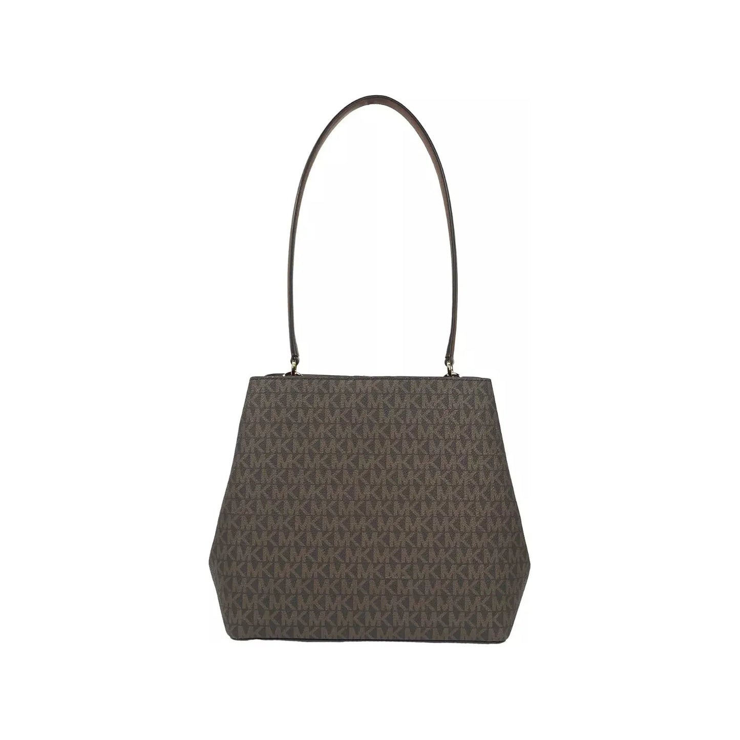 Michael Kors Michael Kors Medium Pratt Bucket Shoulder Bag Purse Brown 80638 1728,67346104480,Michael Kors,New with tags,Shoulder Bags - Women - Bags
