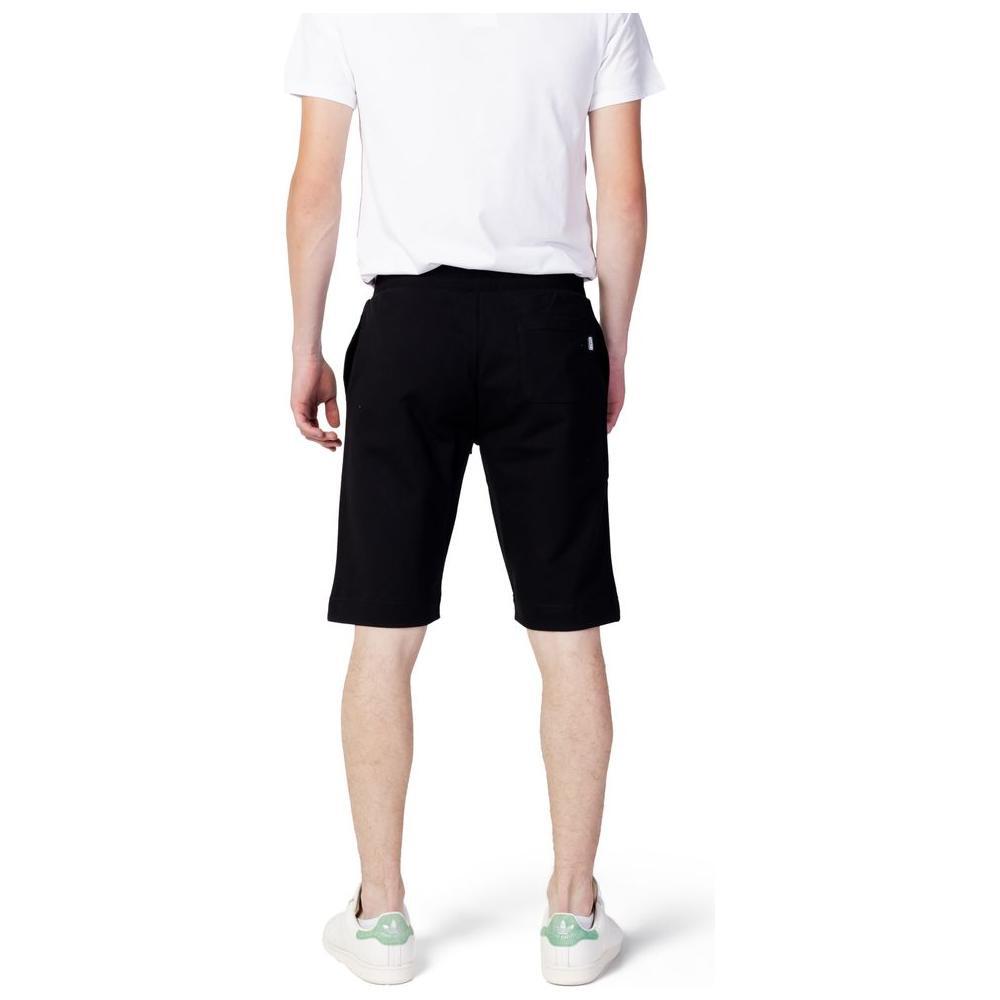 Moschino Moschino Black Cotton Short MO-11445600009-IT42 | XS 1728,71956299936,Black,Clothing,IT42 | XS,Men,Men - Clothing,Moschino,New with tags,Shorts - Men - Clothing