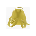 Moschino Moschino LOVE Solid Color Faux Leather Backpack with Golden Logo MOP537847GD 1728,74866327712,Backpacks - Women - Bags,Bags,Green,Moschino,New with tags,Women,Women - Bags
