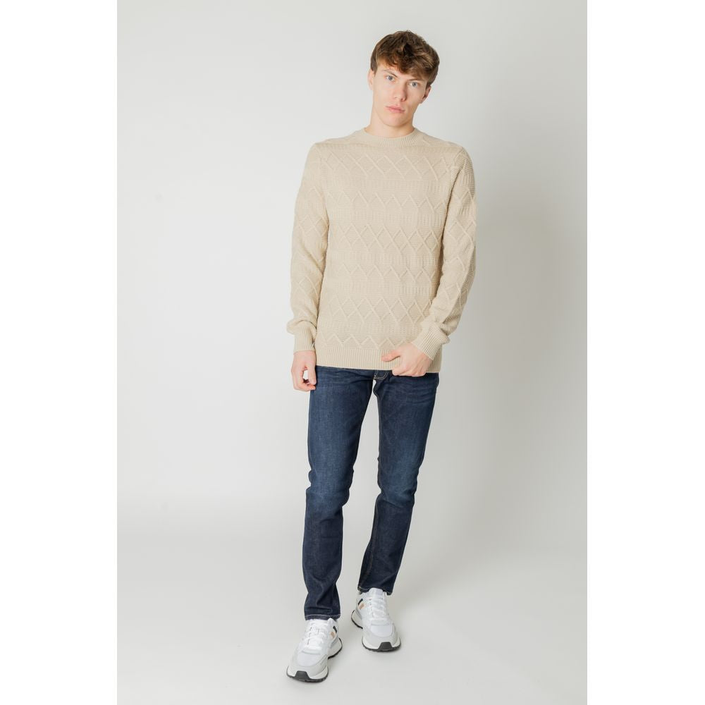 Only & Sons Only & Sons Beige Acrylic Sweater ON-11467200127-IT44 | S 1728,71956299936,Beige,Clothing,IT44 | S,IT46 | M,IT48 | L,IT52 | XL,Men,Men - Clothing,New with tags,Only & Sons,Sweaters - Men - Clothing